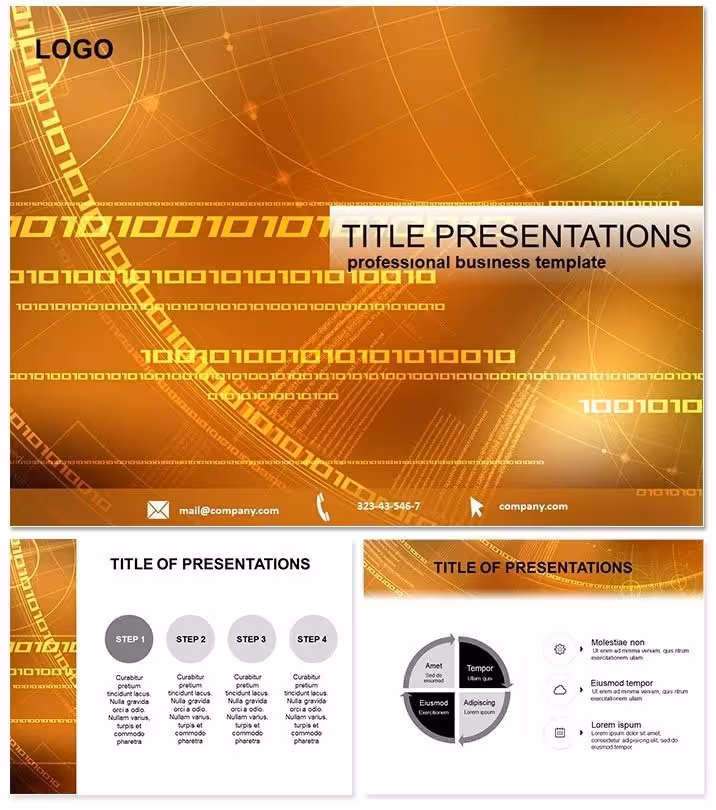 Digital Encoding Keynote Template for Tech Insights