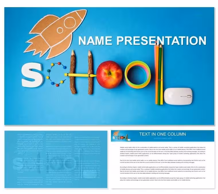 Premium School Themes Keynote Template