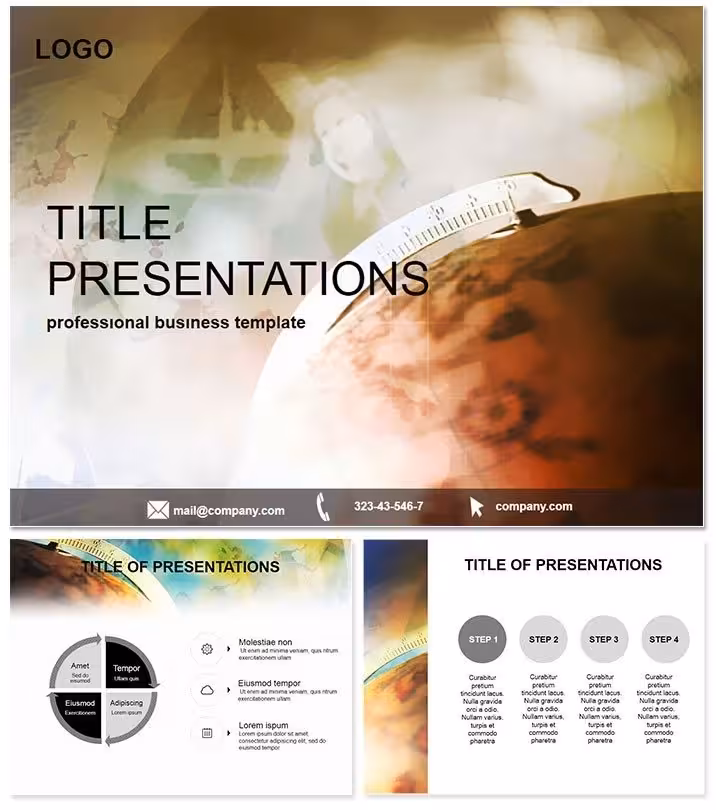 Earth Globe PowerPoint Template