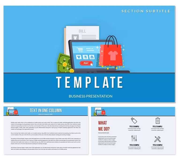 E-Commerce Keynote Template - Fully Editable | ImagineLayout