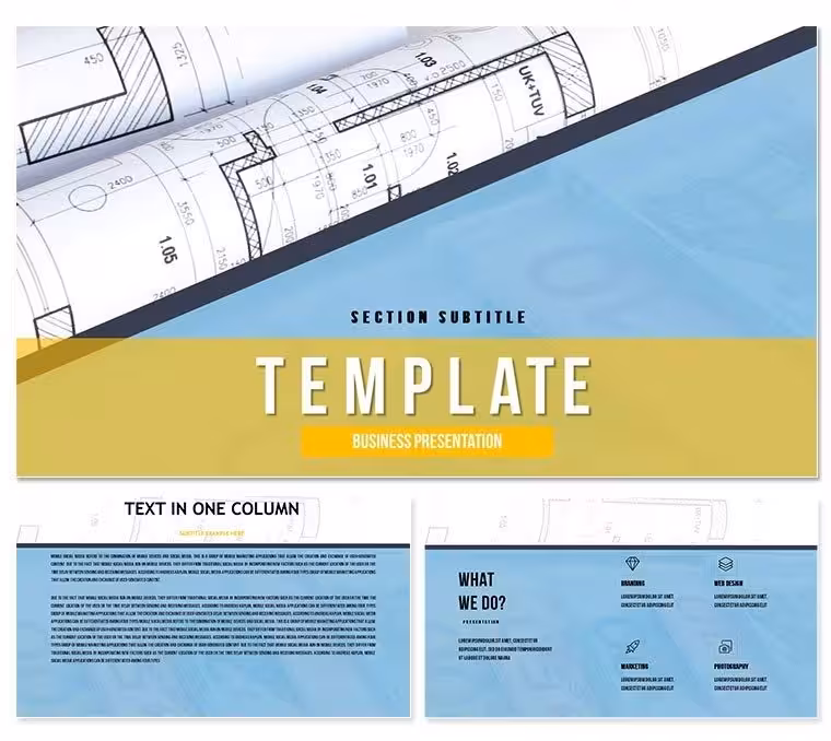 Architectural Project Keynote Template Presentation