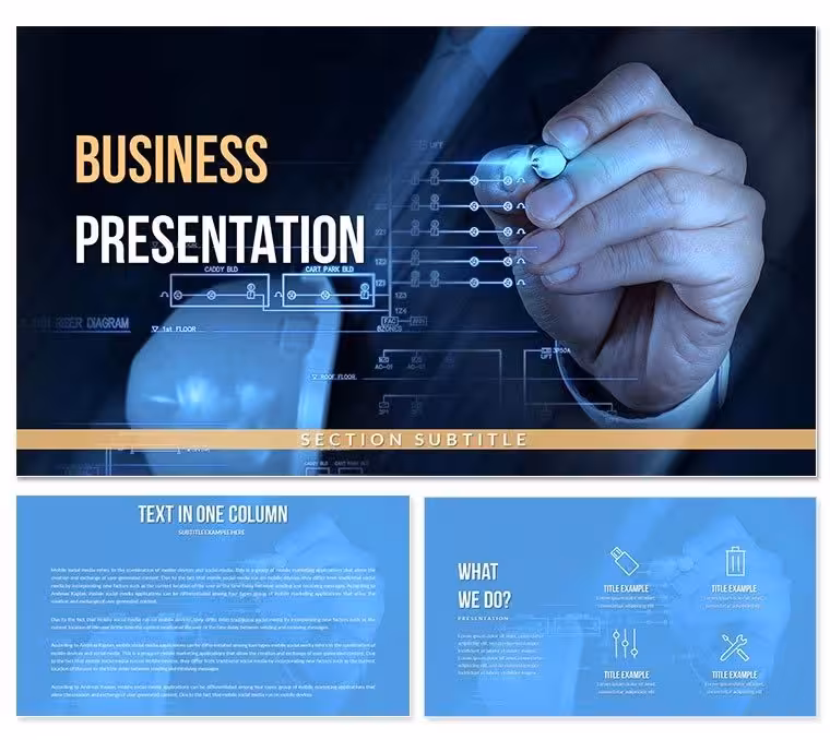 Download Project Manager Keynote Template Presentation