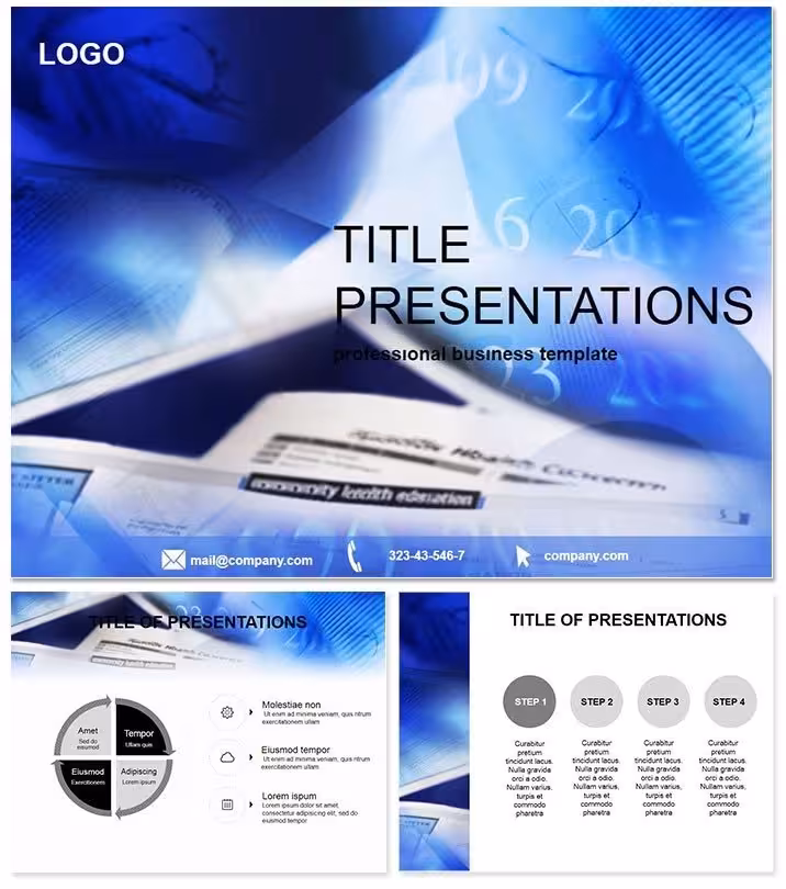 Stock Market Reports PowerPoint Template