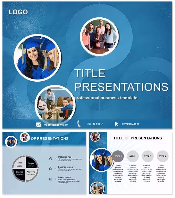 My Studies Education PowerPoint Template