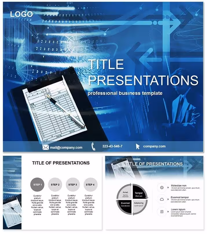 Efficient Business Records Keynote Template