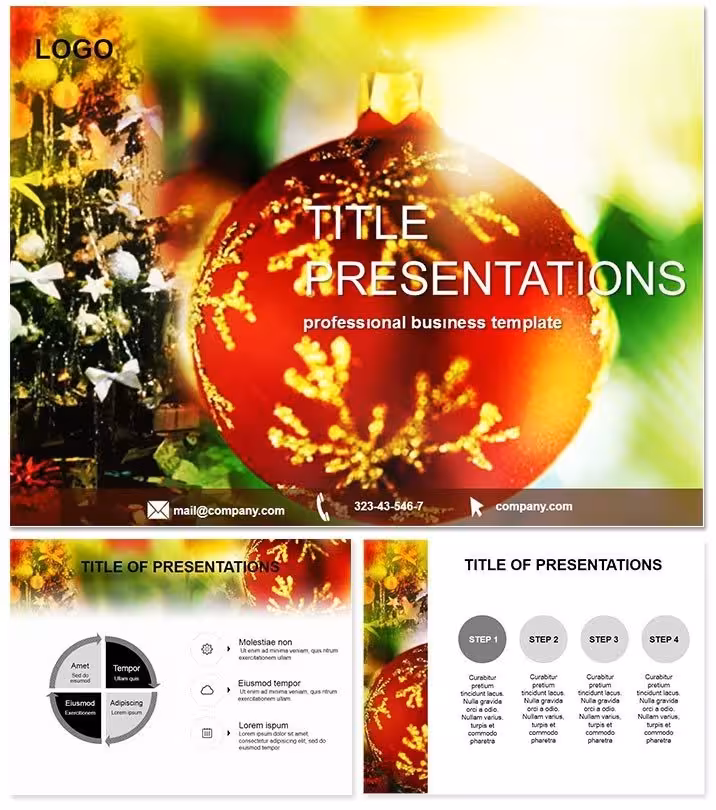 Festive Christmas Decor PowerPoint Template