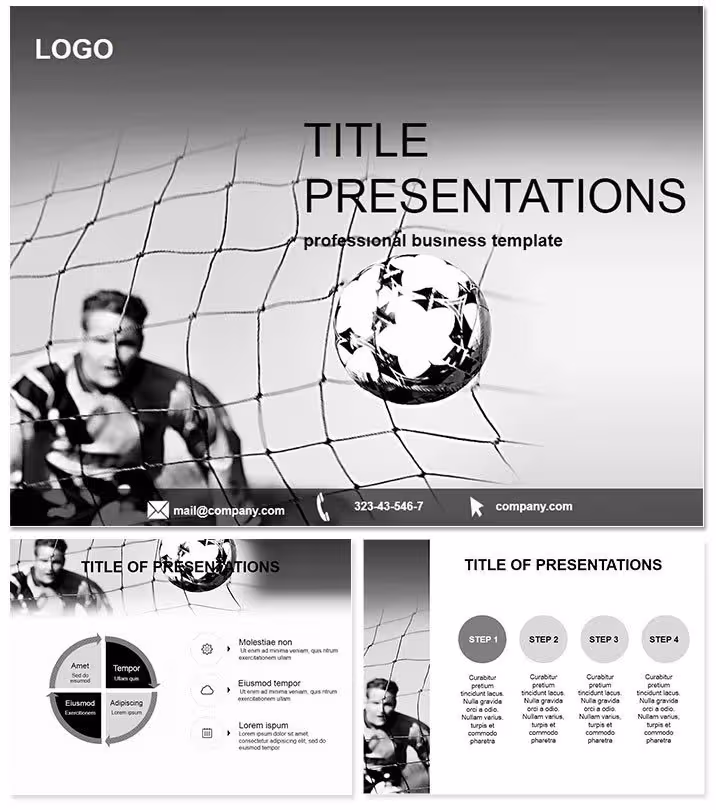Soccer Sport PowerPoint Template Kit