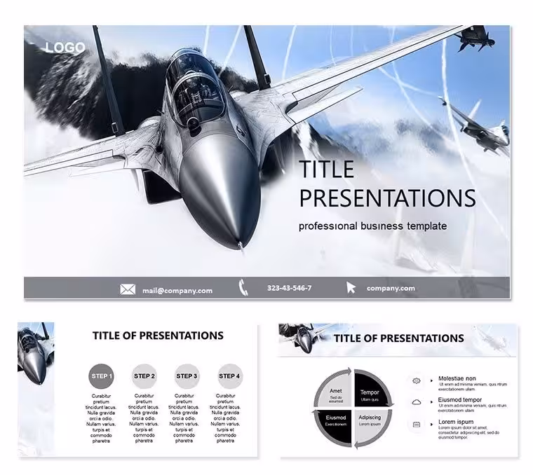 Military Fighter Keynote Template