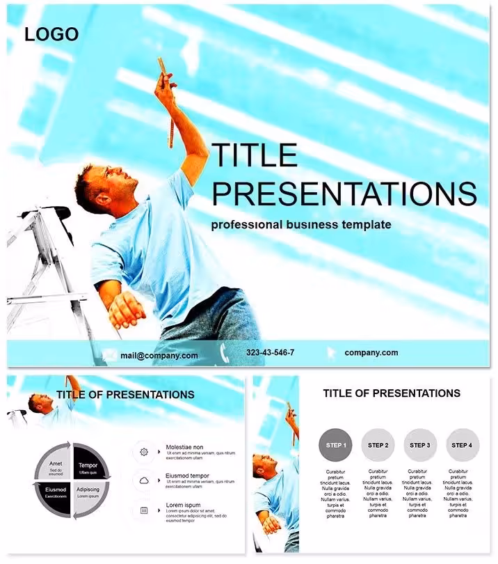 Repair Construction PowerPoint Template Pro