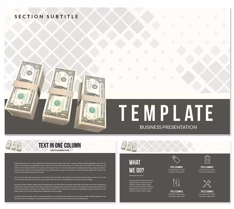 System of Money Keynote Template - Download for Presentation