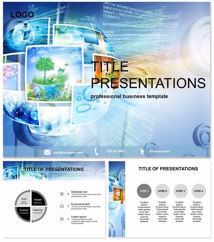 Stock Photos PowerPoint Presentation Template