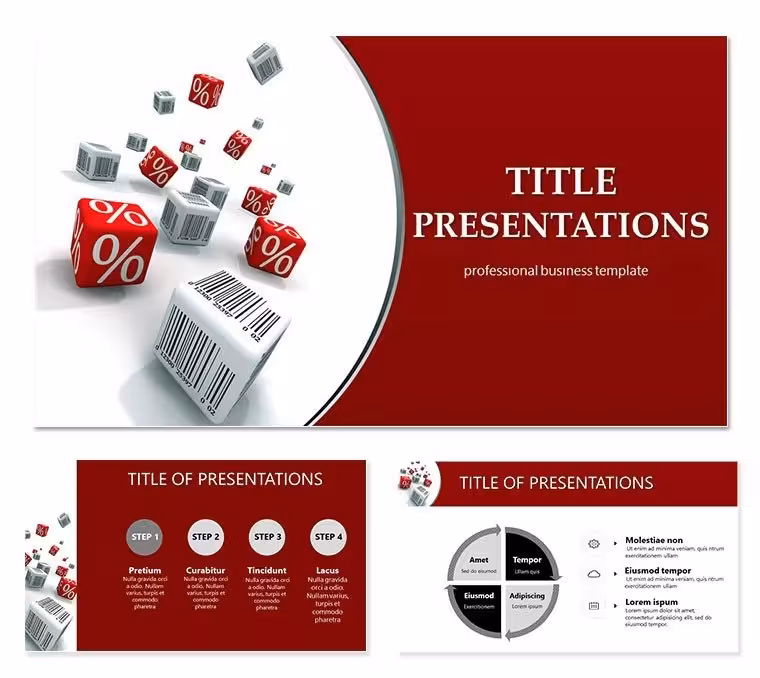 Sales and Discounts Keynote Template - Fully Editable | Instant Download | ImagineLayout