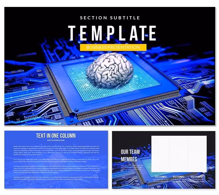 Virtual Artificial Brain Keynote Template: Presentation
