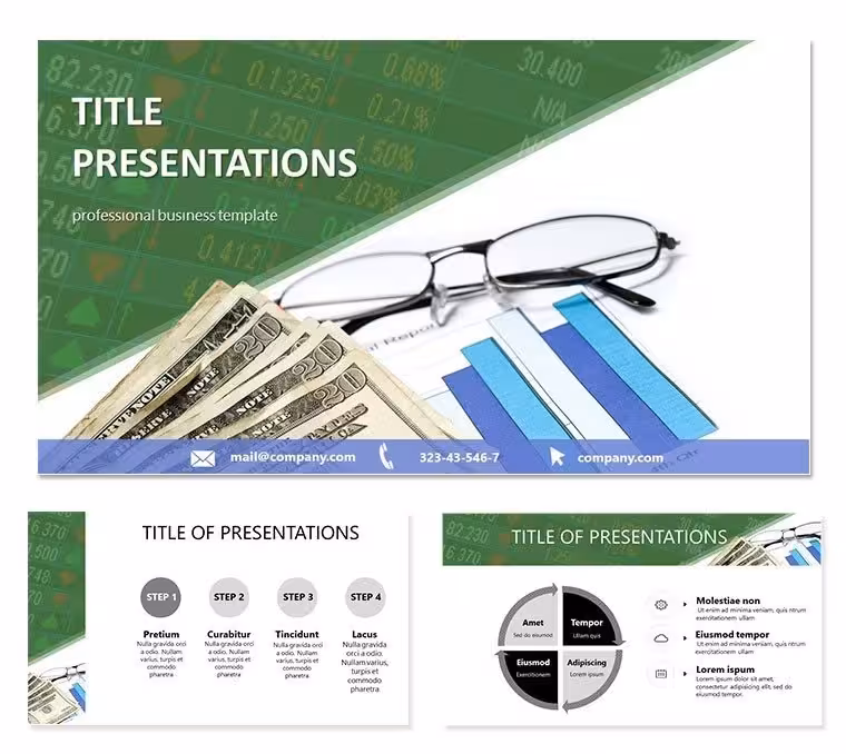 Composition Financial Report Keynote templates