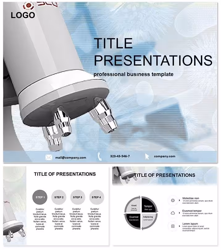 Compound Microscope Keynote Template