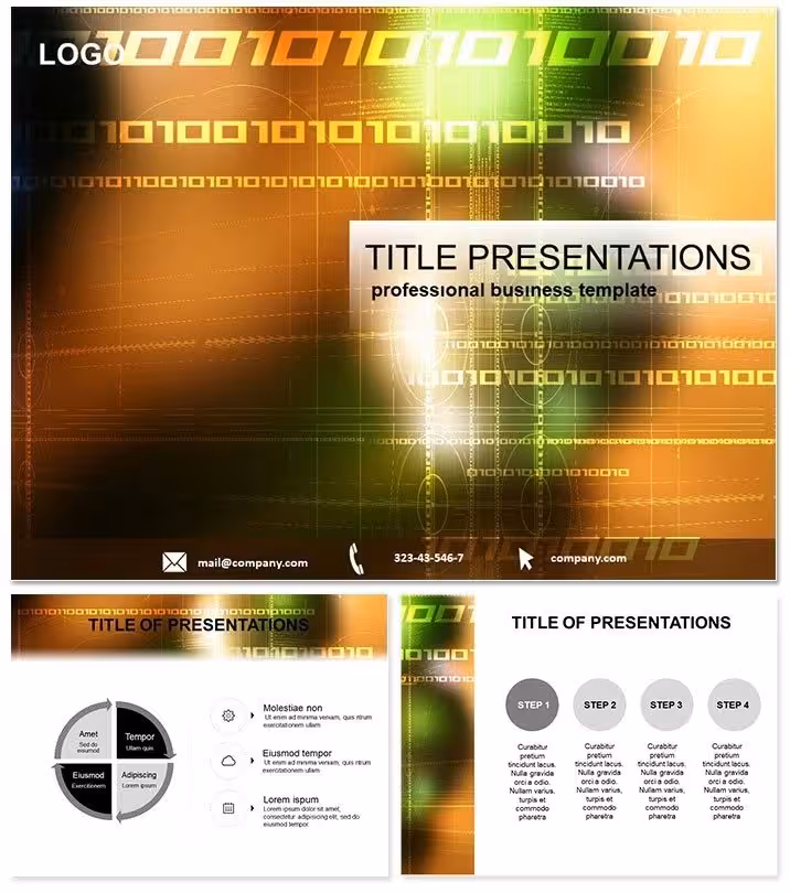 Precision Background Coding PowerPoint Template