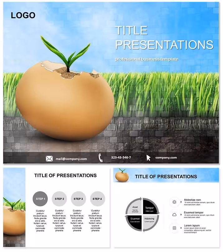 Intriguing Mystery Birthday Keynote Template: Explore Existence