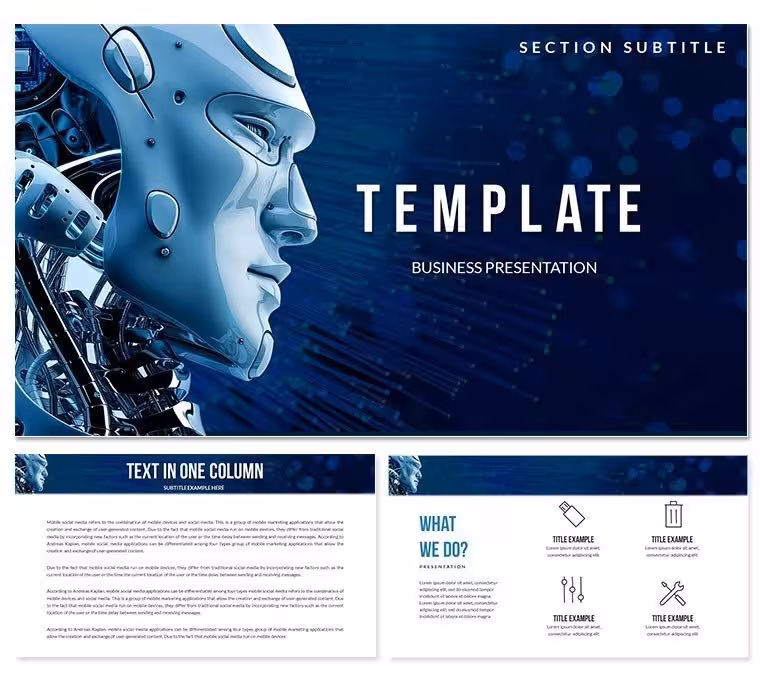 Artificial intelligence and Robotics Keynote template