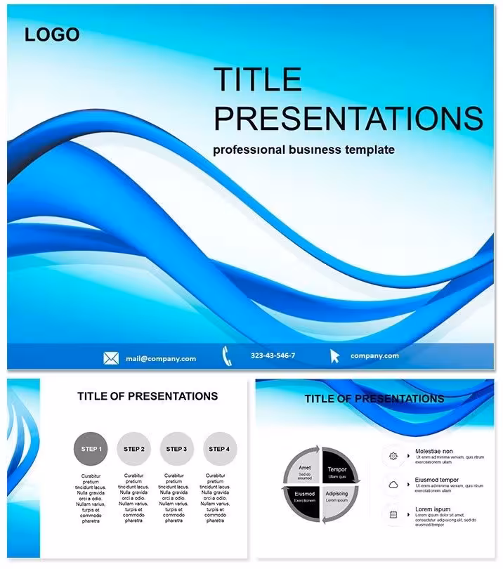 Blue Wave Keynote Themes for Impact