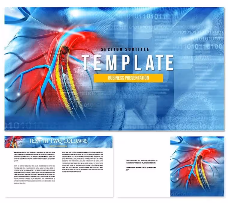 Cardiovascular Shunts Keynote Template for Presentation