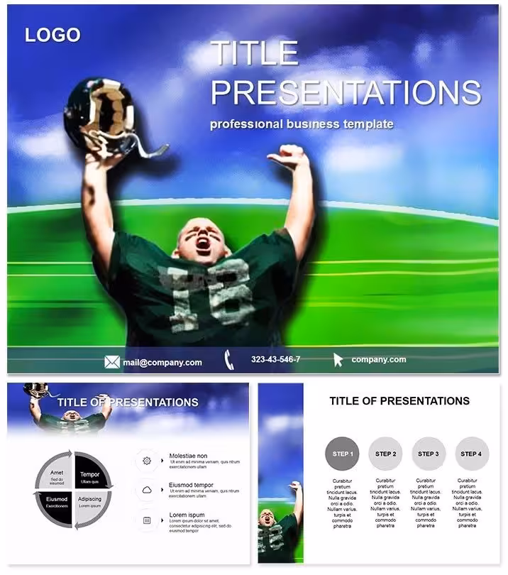 American Youth Football PowerPoint Template