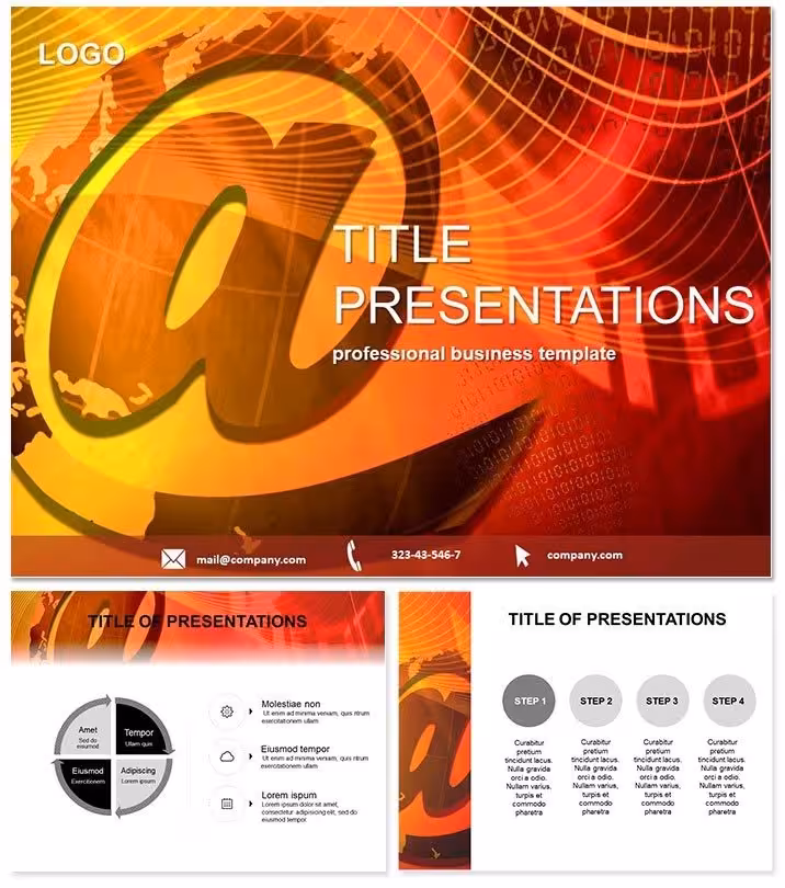 Versatile Email PowerPoint Template