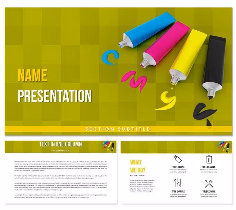 Download Color Palette Keynote Template Presentation