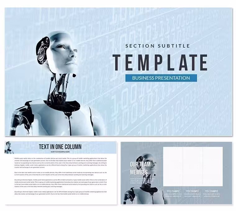 Future Intelligent Robot Keynote Template: Design Presentation