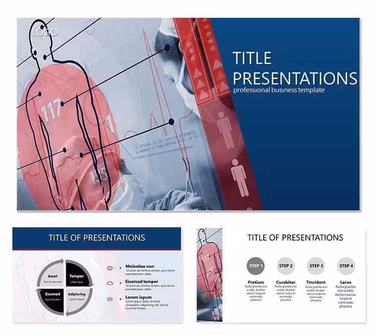 Normal human anatomy PowerPoint templates