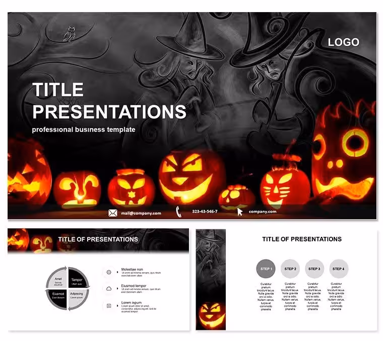 Brew Bewitching Presentations with The Witches Conjure PowerPoint Template