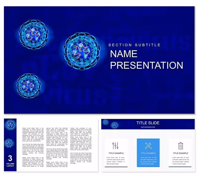 Viral Structure Keynote Template for Presentation