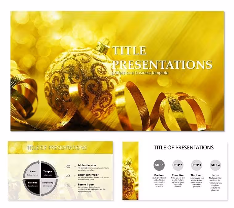 Family Christmas PowerPoint Template | Holiday Presentation