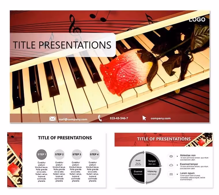 Romantic Music Keynote Templates