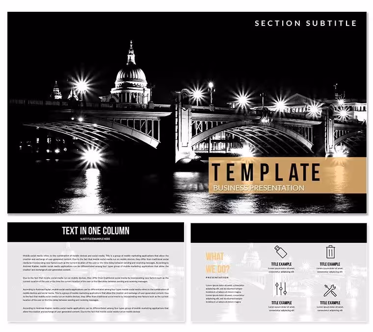 Night of Museums Keynote template, Presentation Themes