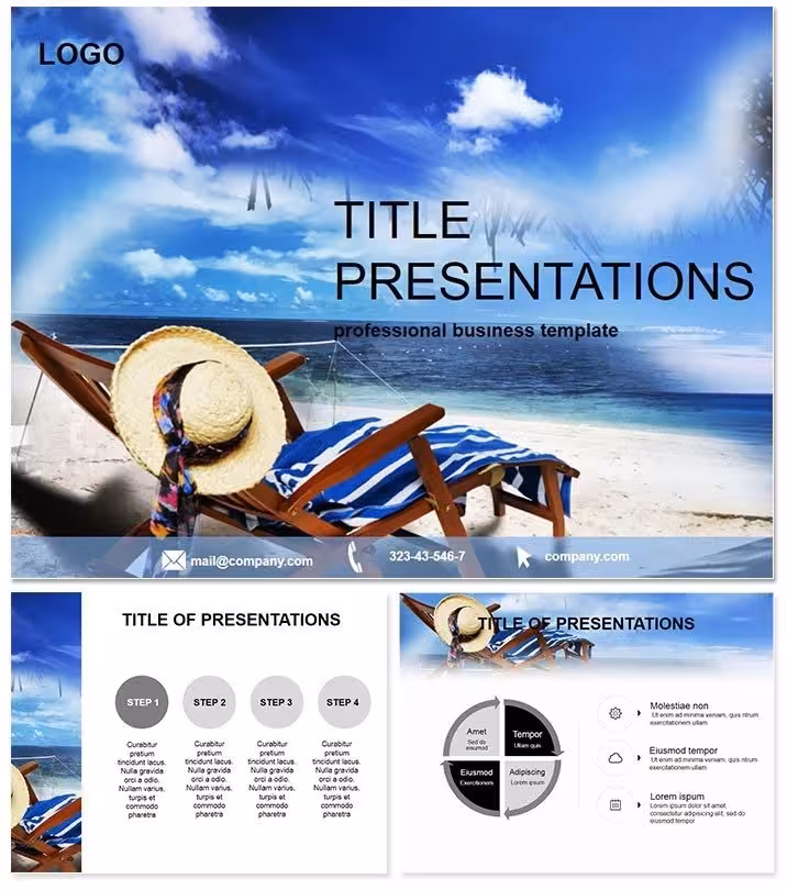 Serene Beach Vacation Keynote Slides