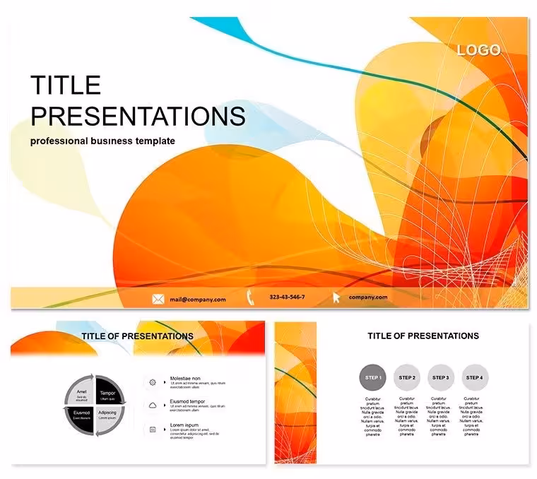Sophisticated Power Corrugated PowerPoint Template