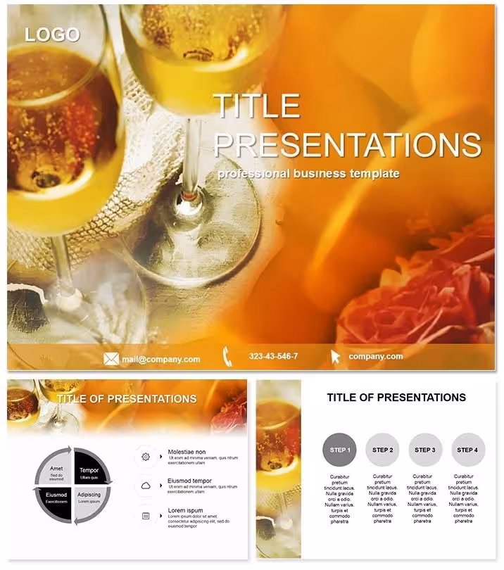 Holiday Buffet PowerPoint Template - Fully Editable | Instant Download | ImagineLayout