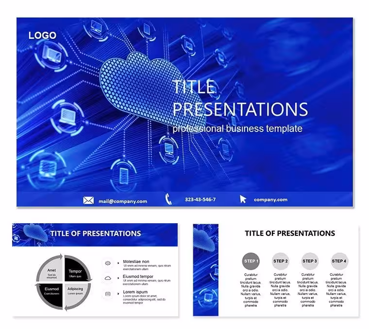 Cloud System PowerPoint: Storage Solution Slides