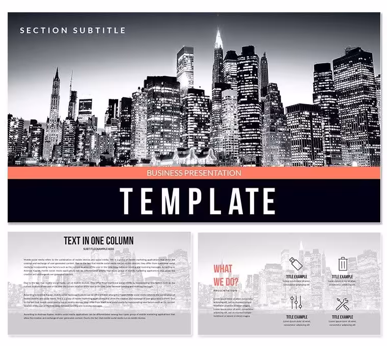 City Building Intranet Keynote templates, Themes for presentation