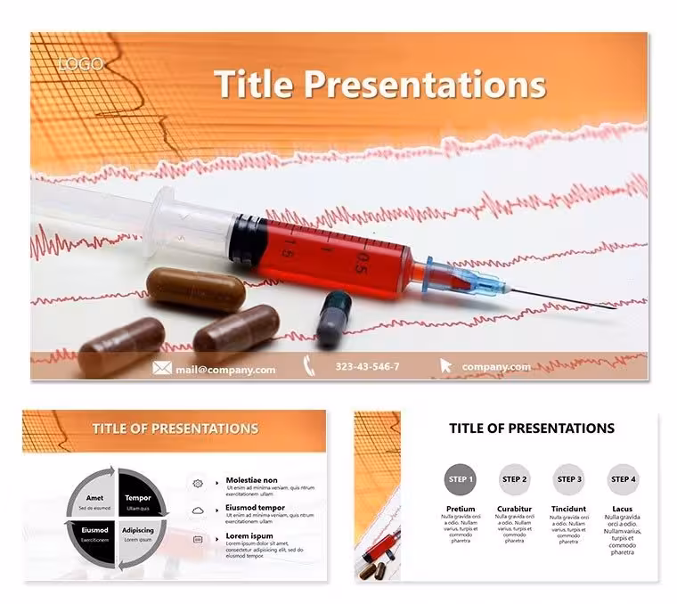 Anesthesia in Patients PowerPoint Template: Precision in Every Slide