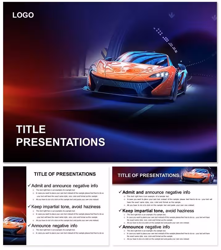 Dynamic Test Drive Car Keynote Template