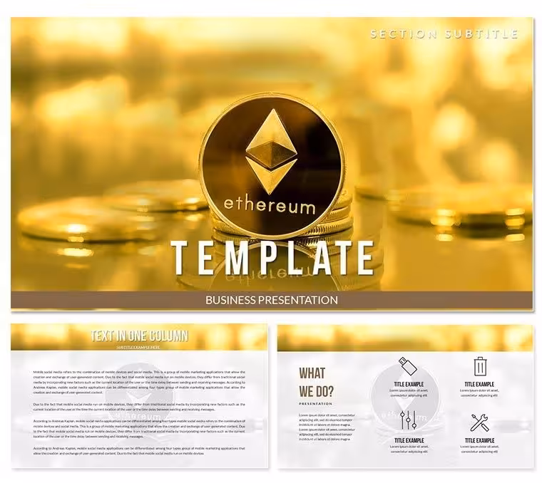 Buy - Trade Ethereum Keynote templates