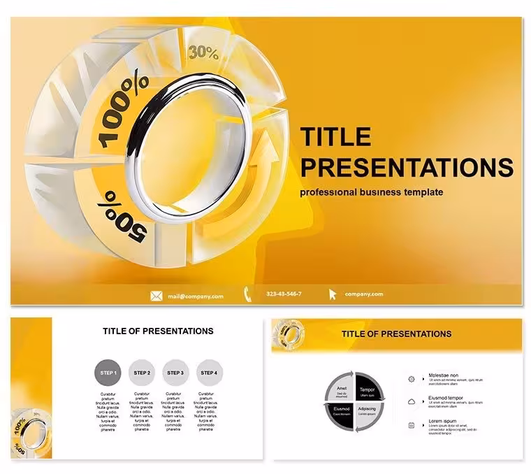 Percentage Pie Chart Keynote: Slice Insights