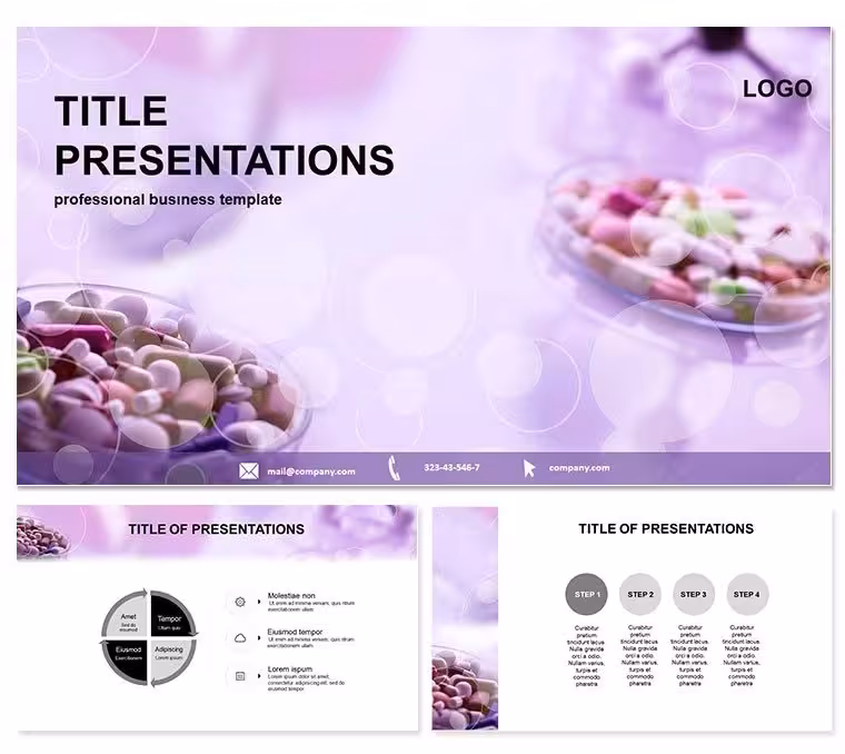 Pharmacy Tablets Sales PowerPoint Template