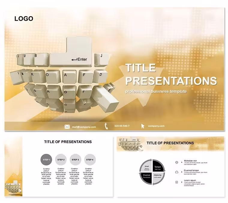 Creative Keypad Keynote Template