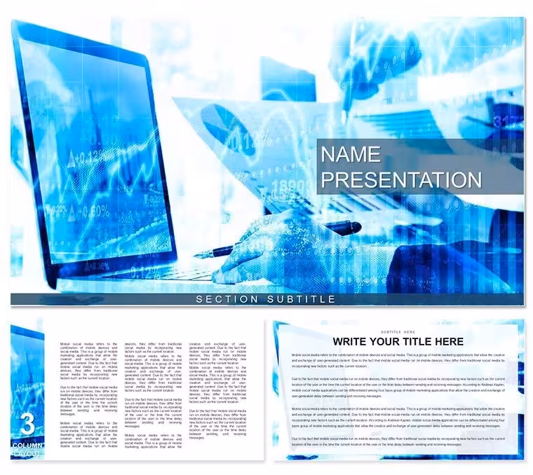 Online Business Keynote template - Themes