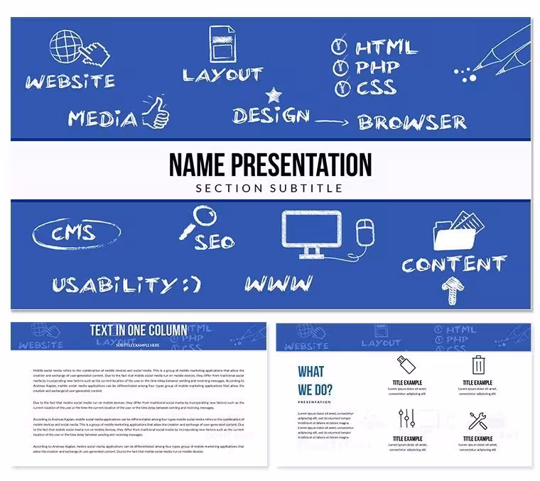 Web Studio Keynote Template