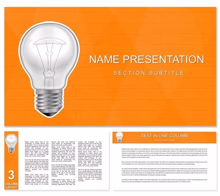 Startup Idea template | Keynote Themes