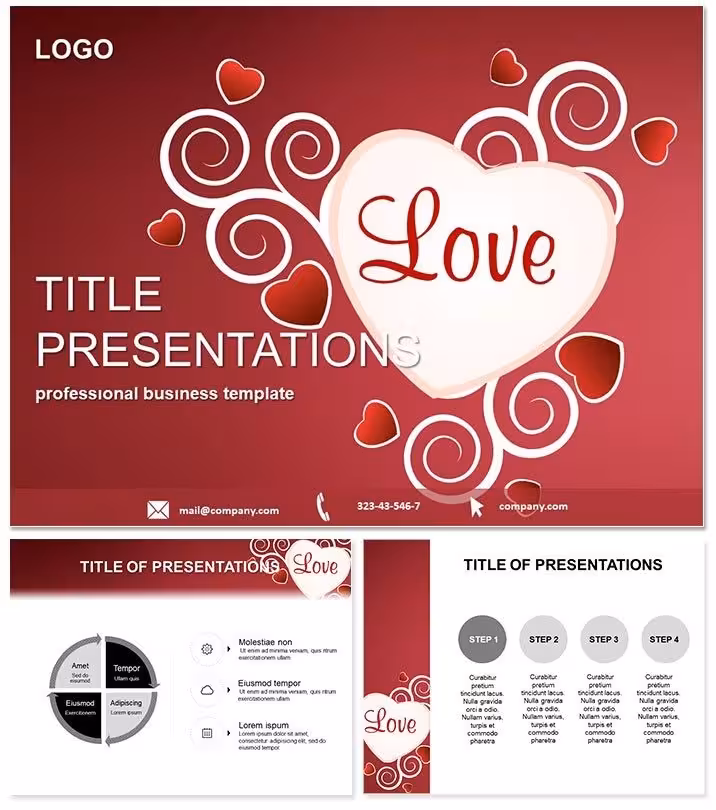 Heart of Love PowerPoint Template