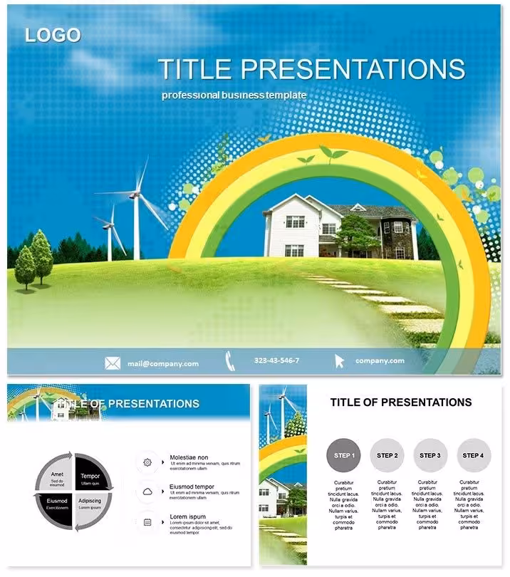 Eco Home: Sustainable Designs in PowerPoint